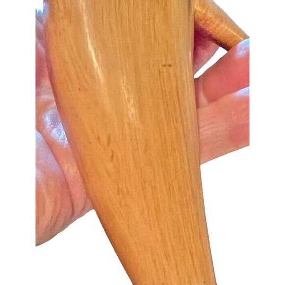 Handmade Ceramic Dolphin Figurine 4.5” T x 6” long Blonde Vintage - Picture 12 of 16